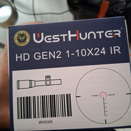 Mira Telescópica Westhunter HD GEN2 1-10x24 IR SFP