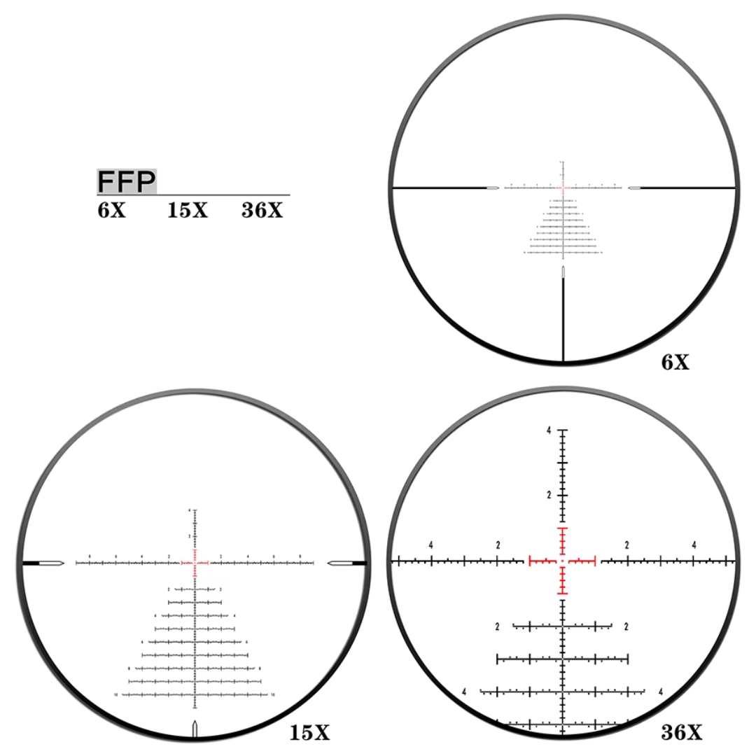 Mira Telescópica Discovery XED 6-36x56 SFIR FFP