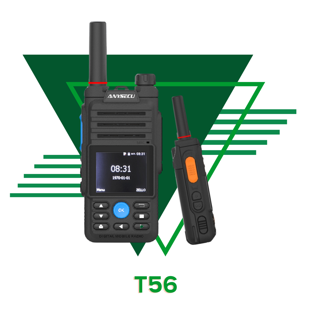 Celular Radio IP T56 Anysecu/Zello 4G