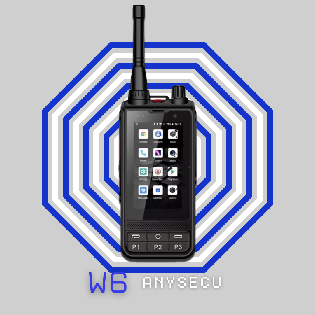 Celular Radio IP W6 Anysecu/Zello 4G