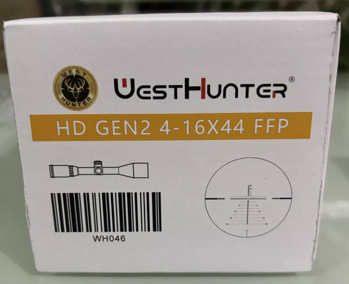 Mira Telescópica Westhunter HD GEN2 4-16x44 FFP ZS