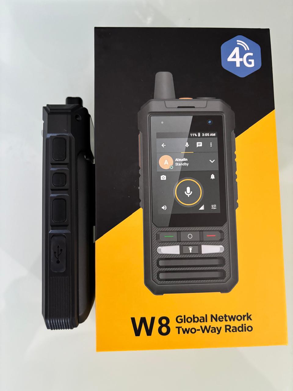 Celular Radio IP W8 Anysecu/Zello 4G