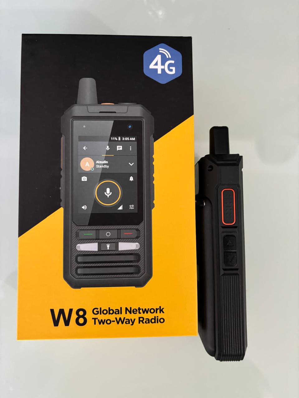 Celular Radio IP W8 Anysecu/Zello 4G