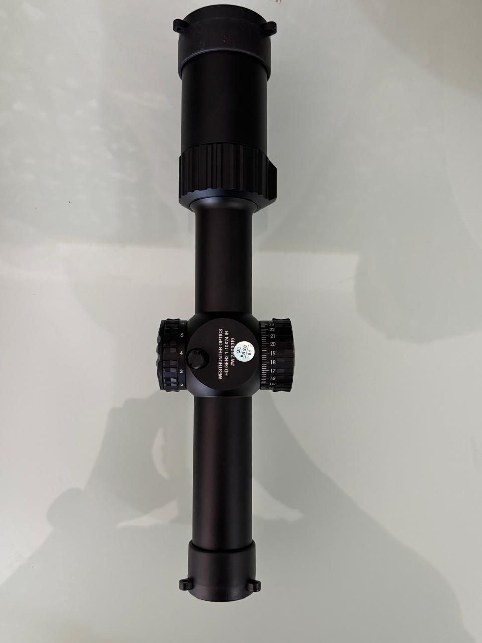 Mira Telescópica Westhunter HD GEN2 1-10x24 IR SFP