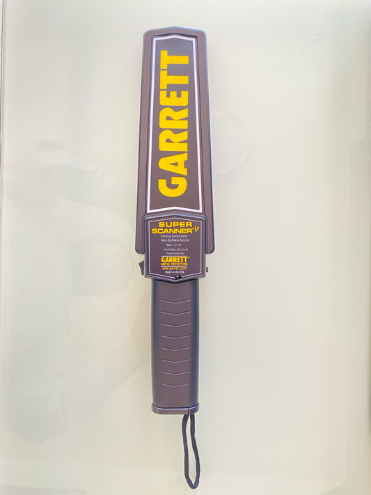 Garret Super V Detector De Metales, Seguridad + Batería