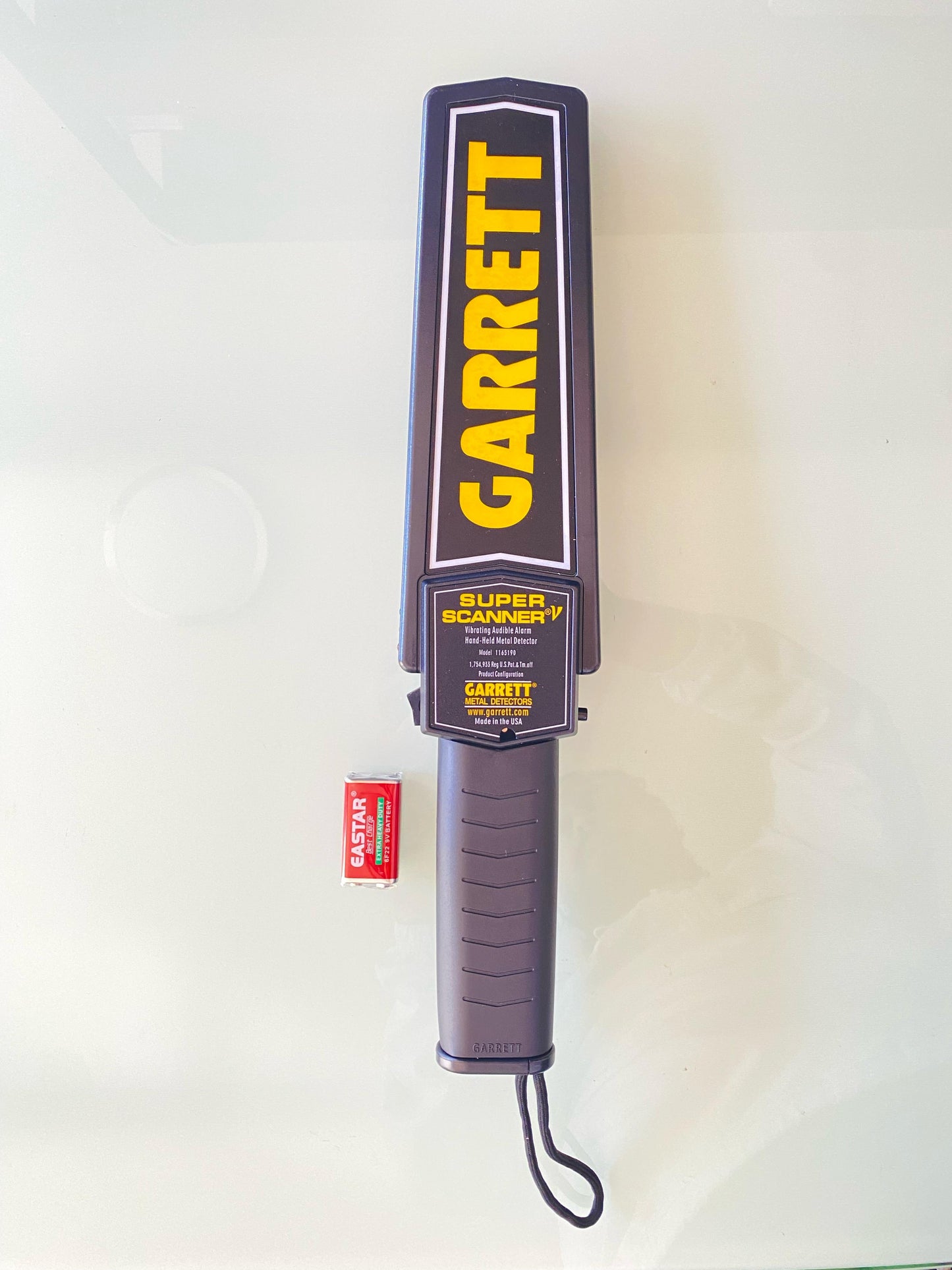 Garret Super V Detector De Metales, Seguridad + Batería