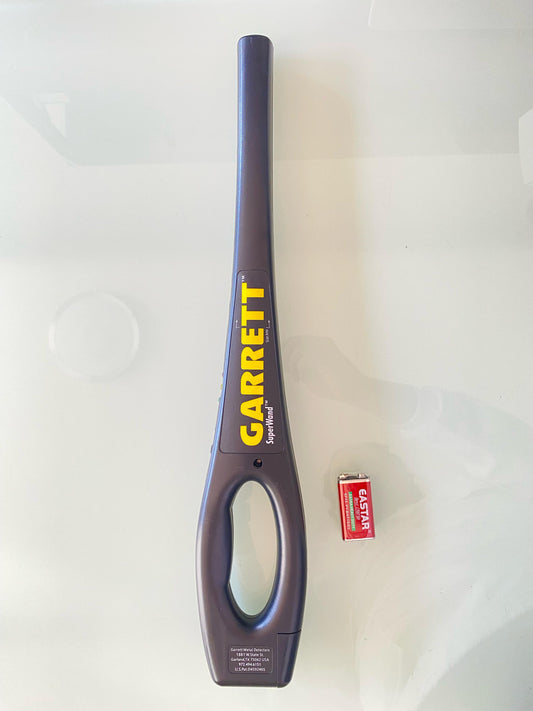 Kit 2 Detector De Metales Garret 360 Super Wand + Batería