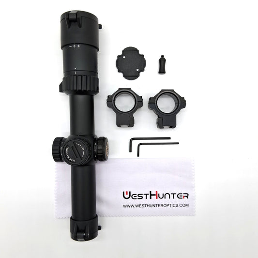 Mira Telescópica Westhunter HD 1.2-6x24 IR FFP