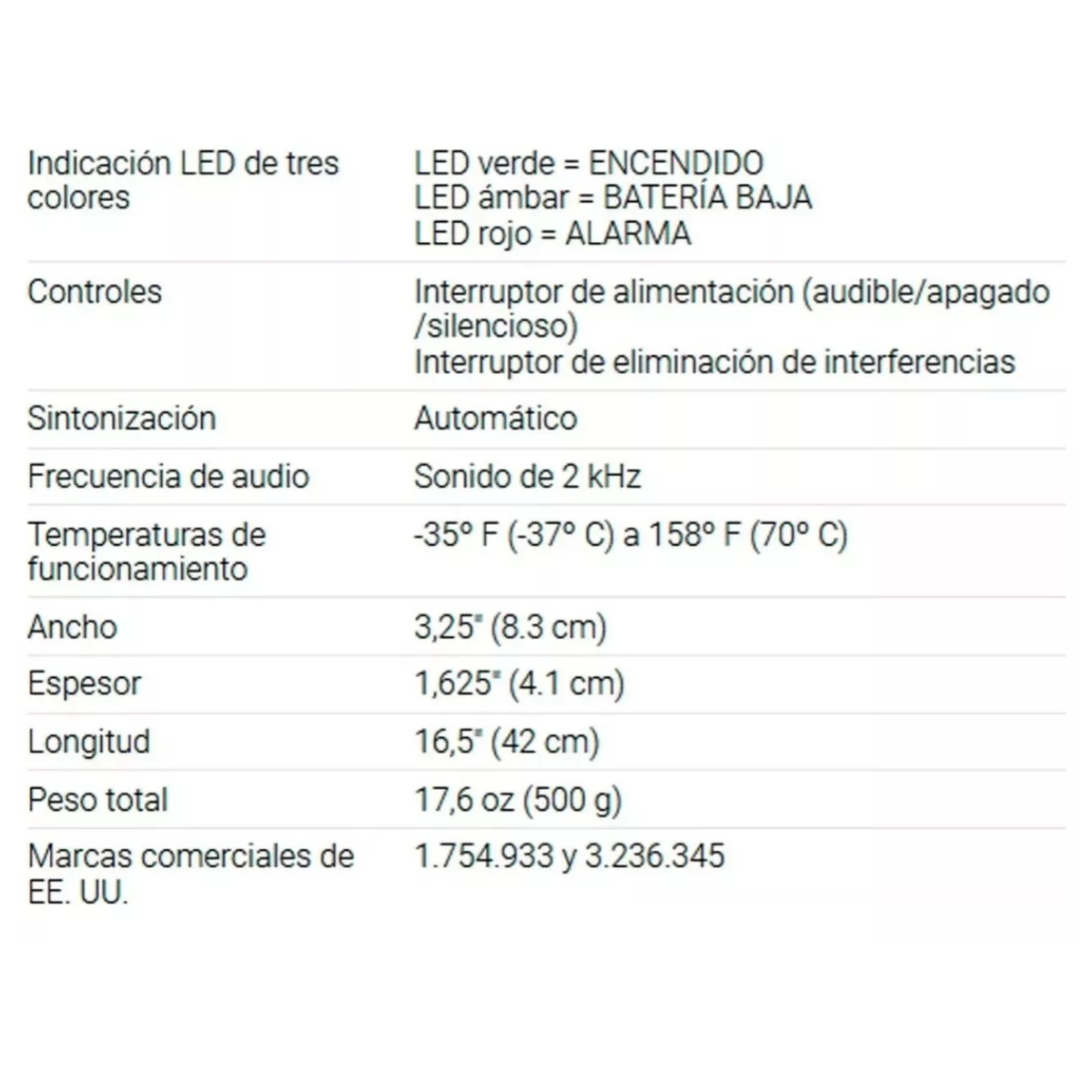 Garret Super V Detector De Metales, Seguridad + Batería