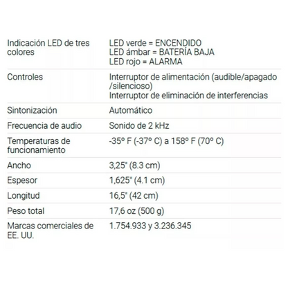 Detector De Metales Garrett Super Scanner V, Seguridad