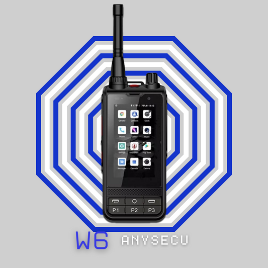 Celular Radio IP W6 Anysecu/Zello 4G