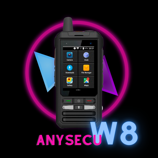 Celular Radio IP W8 Anysecu/Zello 4G
