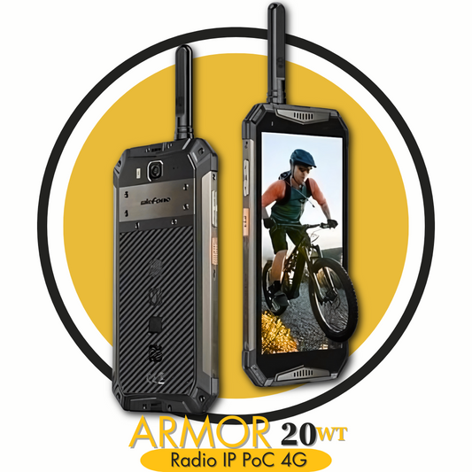 Celular Radio IP Ulefone 20WT Armor, Zello 4G