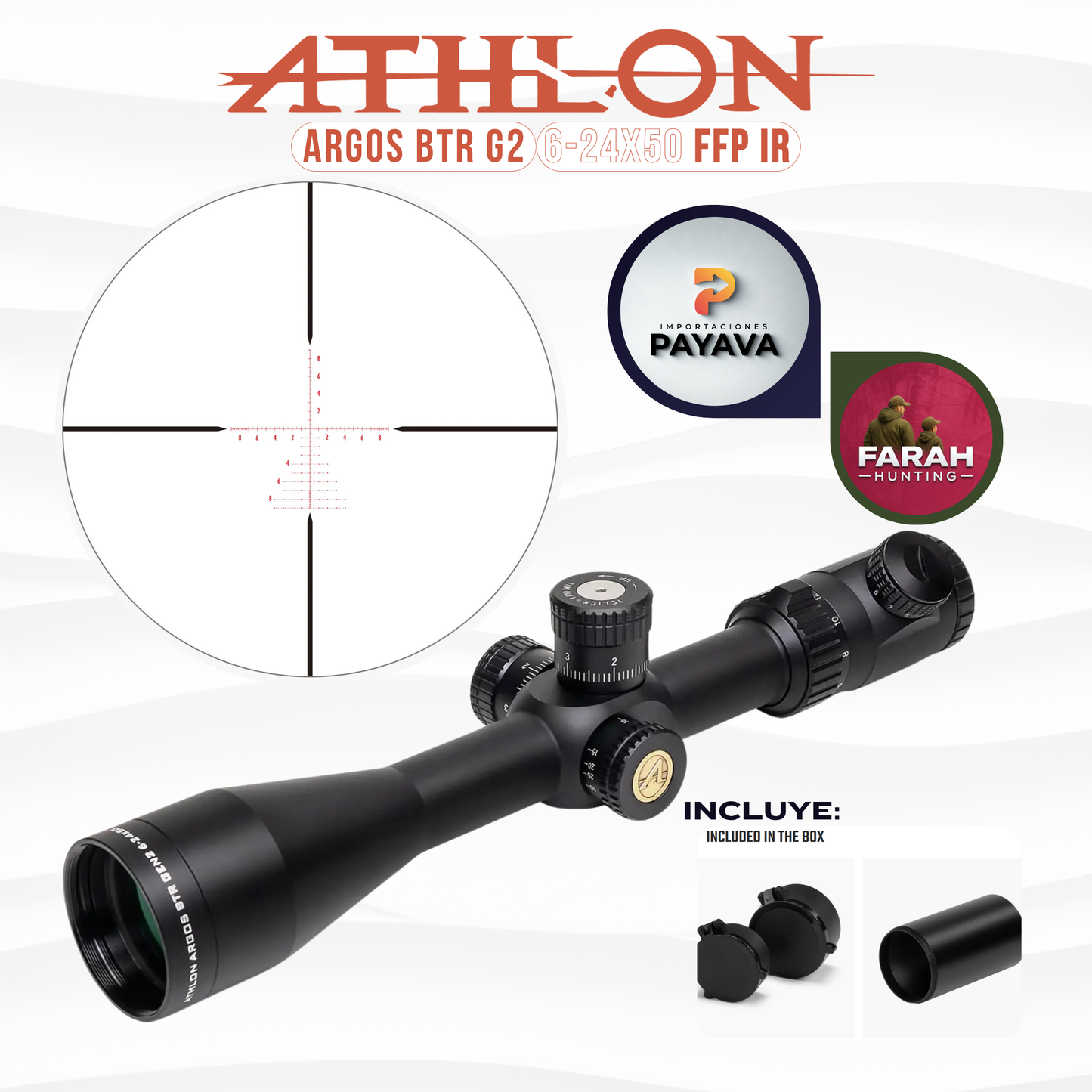 Mira Telescopica Athlon Gen 2 6-24x50, Airsoft, Discovery