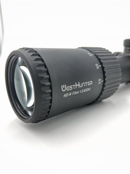 Mira Telescópica WestHunter HD-N 1.2-6x24 IR SFP