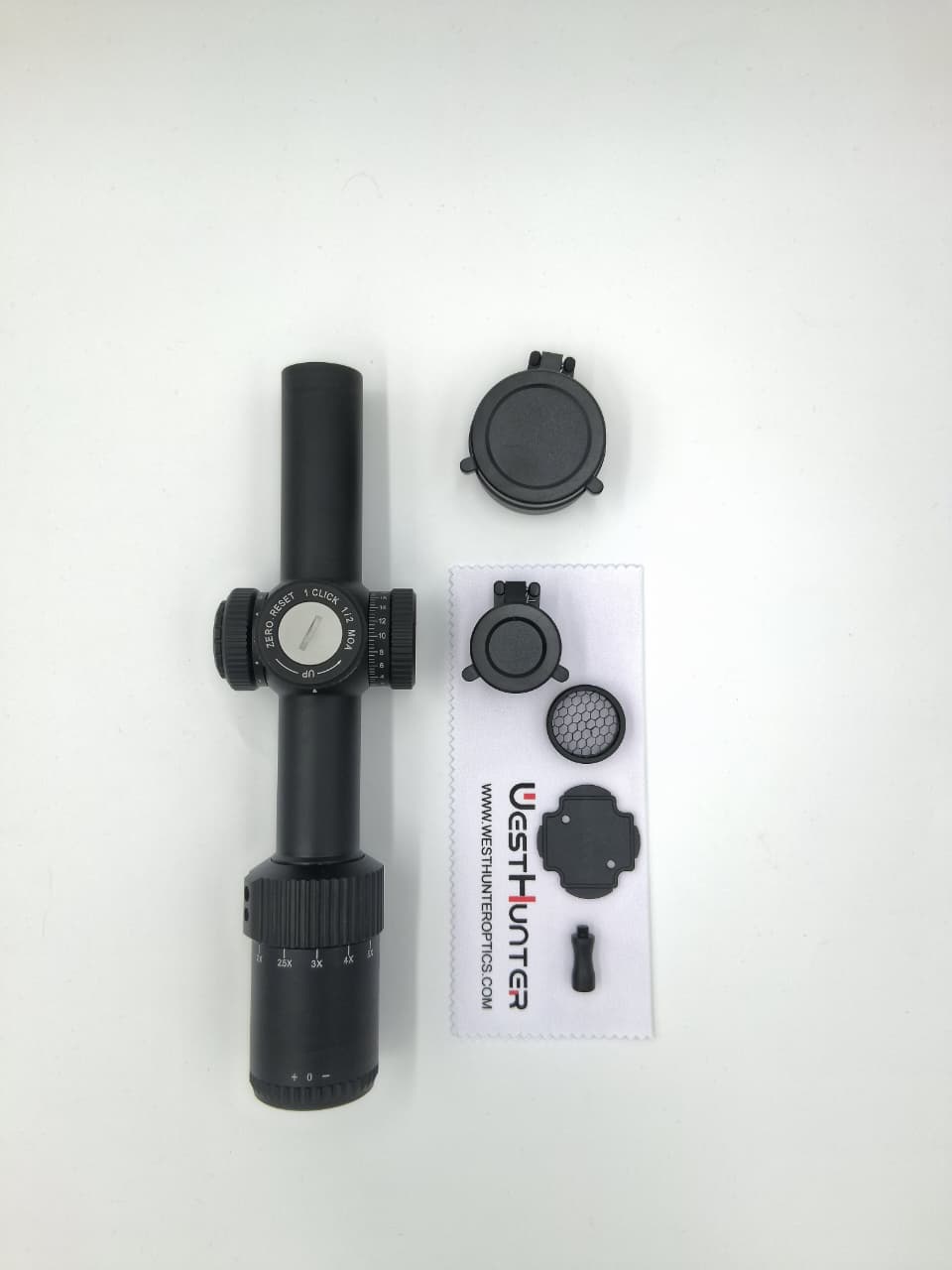 Mira Telescópica WestHunter HD-N 1.2-6x24 IR SFP