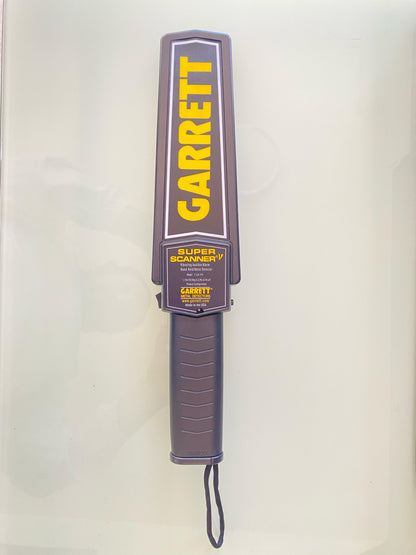 Detector De Metales Garrett Super Scanner V, Seguridad