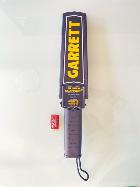 Garret Super V Detector De Metales, Seguridad + Batería