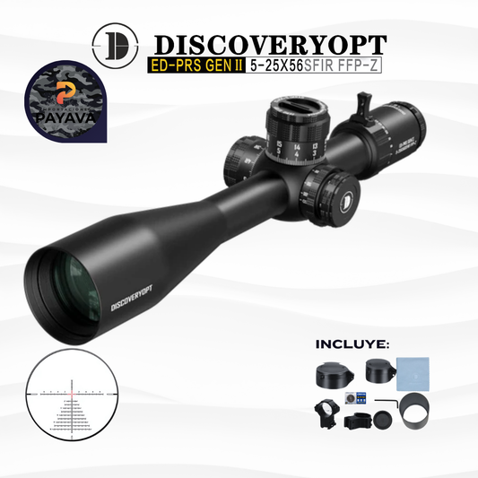 Mira Telescópica Discovery ED-PRS GEN Ⅱ 5-25x56 SFIR FFP-Z