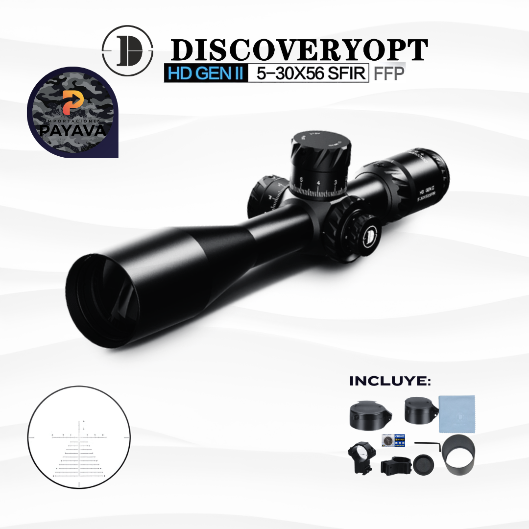 Mira Telescópica Discovery HD GEN2 5-30X56 SFIR FFP-Z
