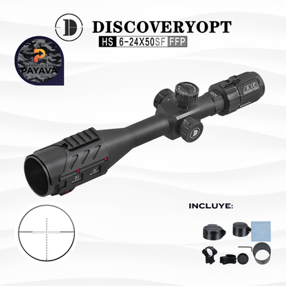 La Mira Telescópica Discovery HS 6-24x50 SF FFP