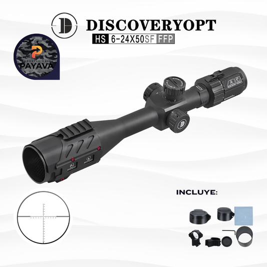 La Mira Telescópica Discovery HS 6-24x50 SF FFP