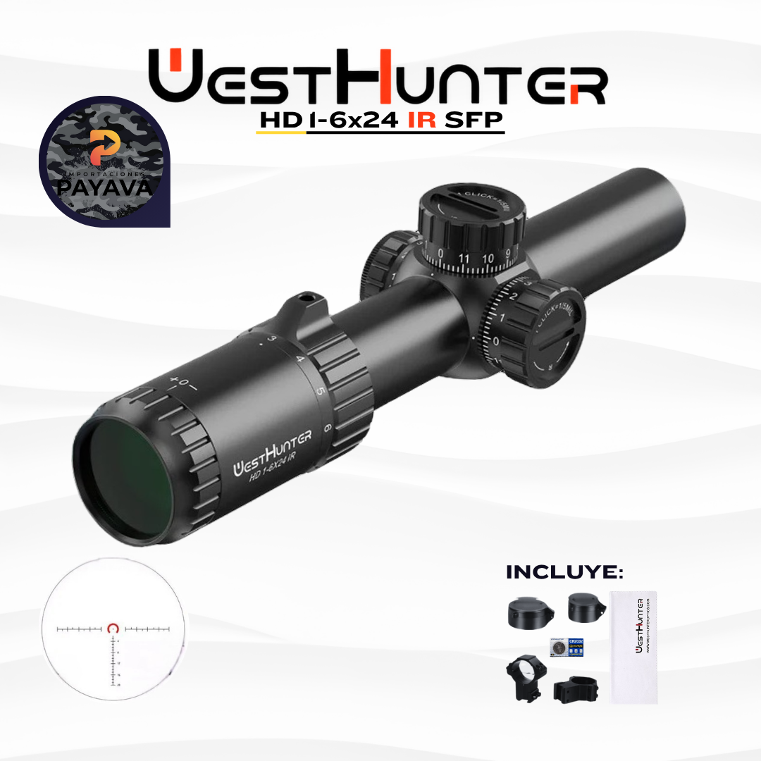 Mira Telescópica Westhunter HD 1-6x24 IR