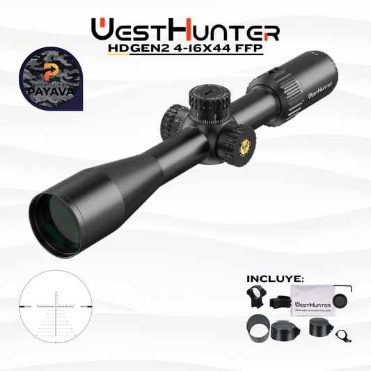 Mira Telescópica Westhunter HD GEN2 4-16x44 FFP ZS