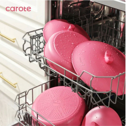 Bateria De Cocina Carote Detachable Pro Antiadherente 24 Pcs