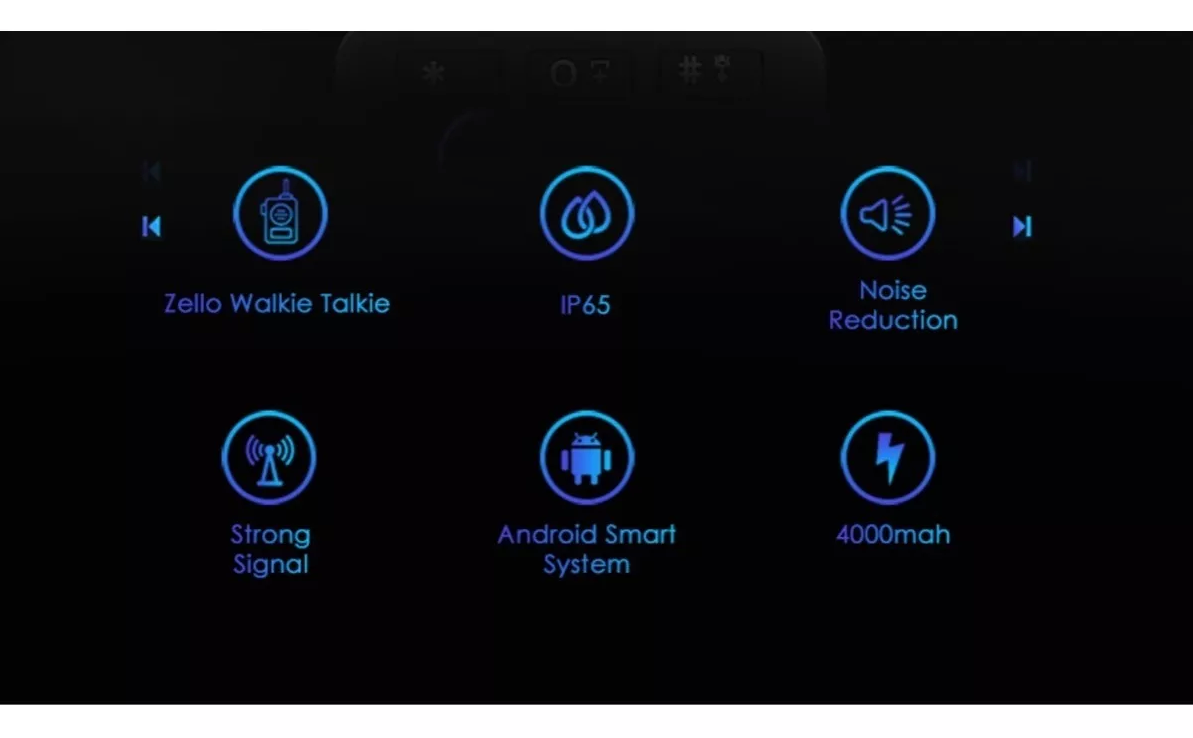 Celular Radio IP F40 Uniwa/Zello 4G